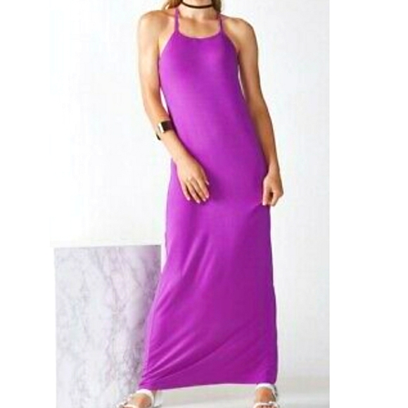 Fabletics lilac Neema maxi dress NWT